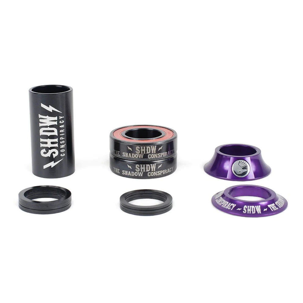 Shadow Stacked Mid Bottom Bracket (Skeletor Purple)