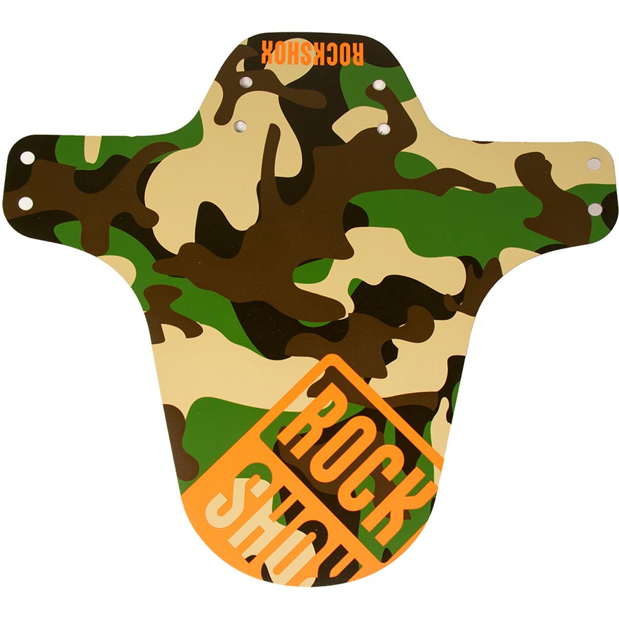 Fender, Front Fender, 26''-29'', Full Camo with Orange