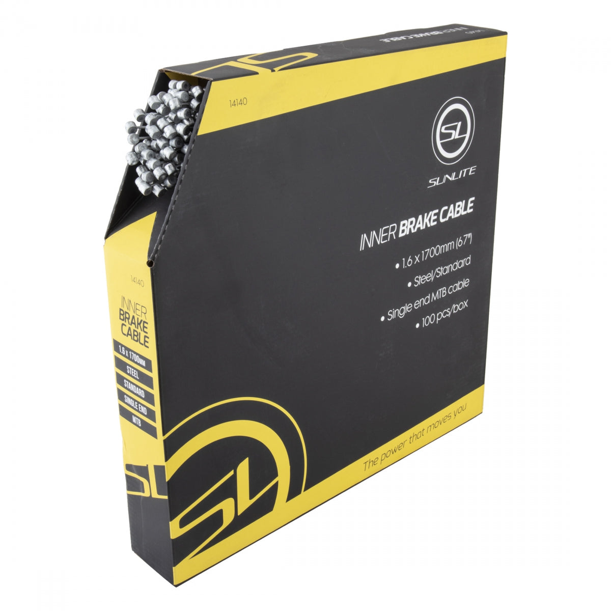 SUNLITE CABLE BRAKE SUNLT 1.6x1700ST STD ATB BXof100 - SUNLITE