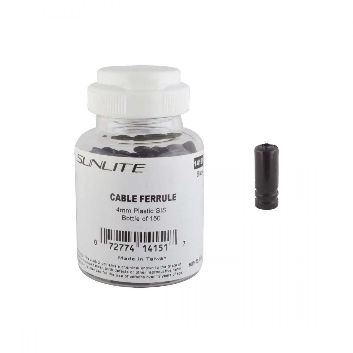 SUNLITE CABLE FERearULE SUNLT 4mm PLSTC SIS BTLof150 - SUNLITE