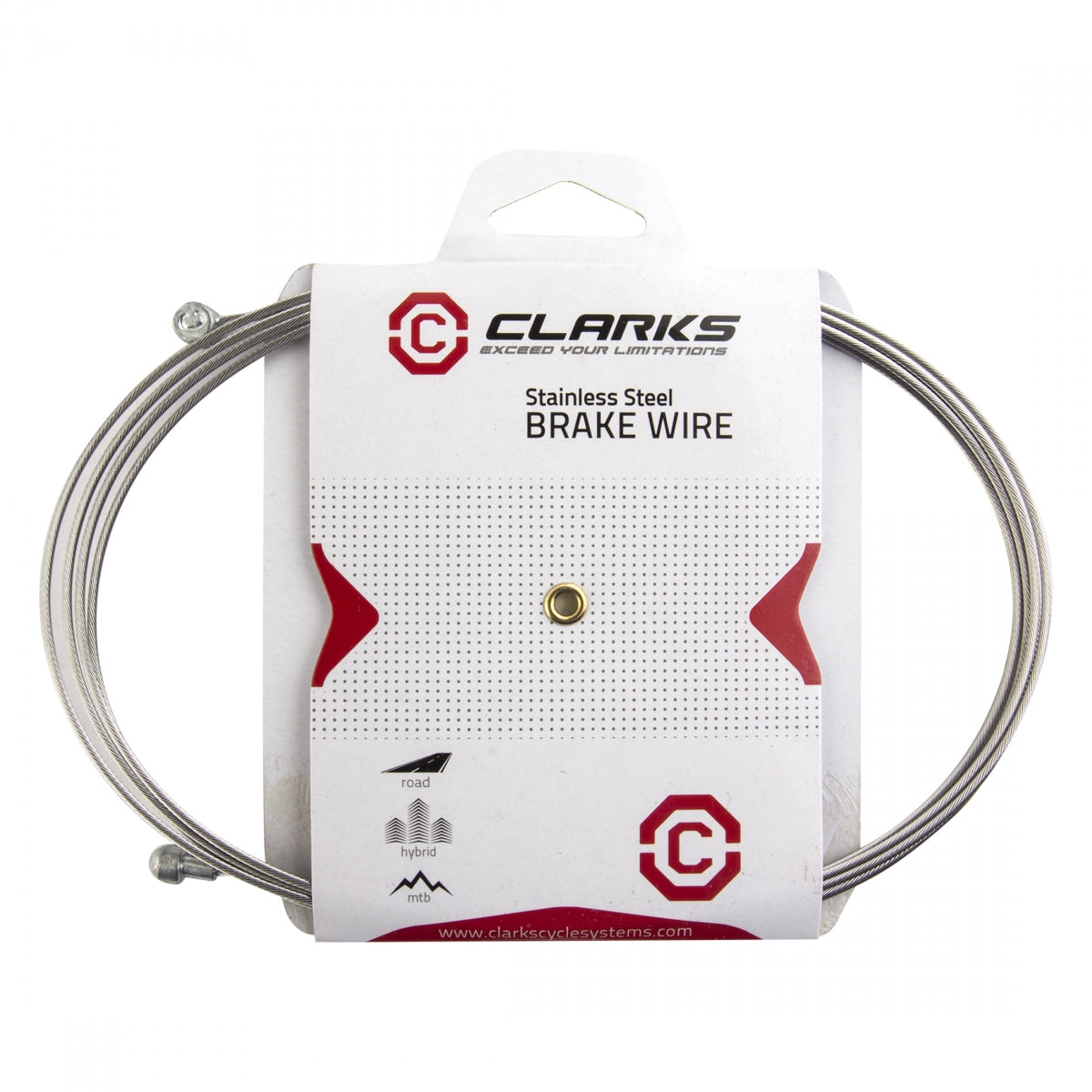 CLARKS CABLE BRAKE CLK WIRE SS 1.5x2000 UNIV - CLARKS