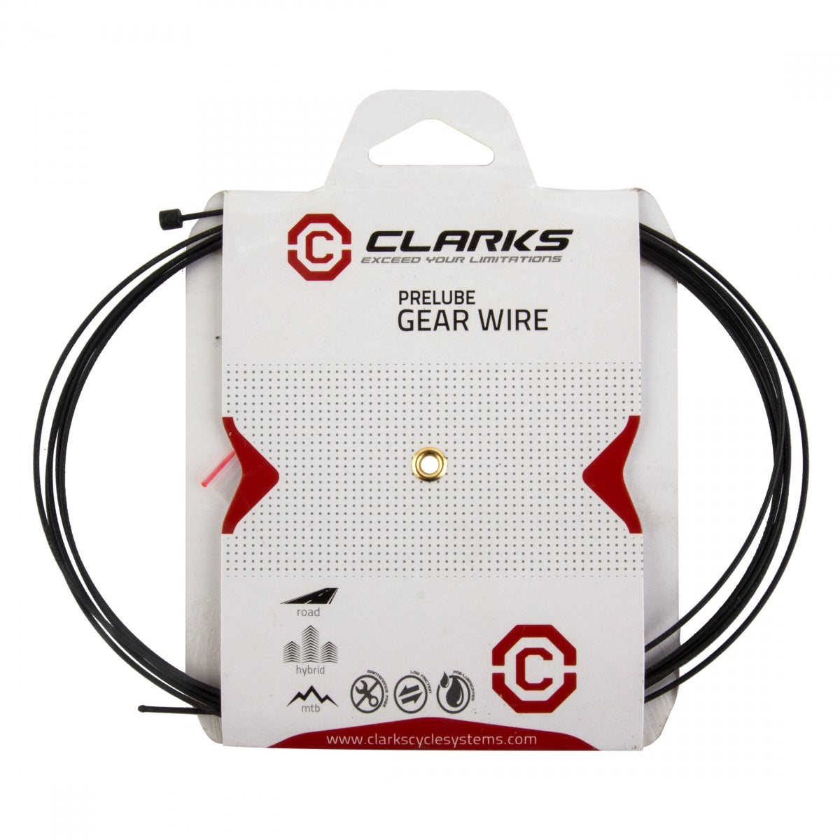 CLARKS CABLE GEAR CLK WIRE GALV/TEF 1.1x2275 UNIV - CLARKS
