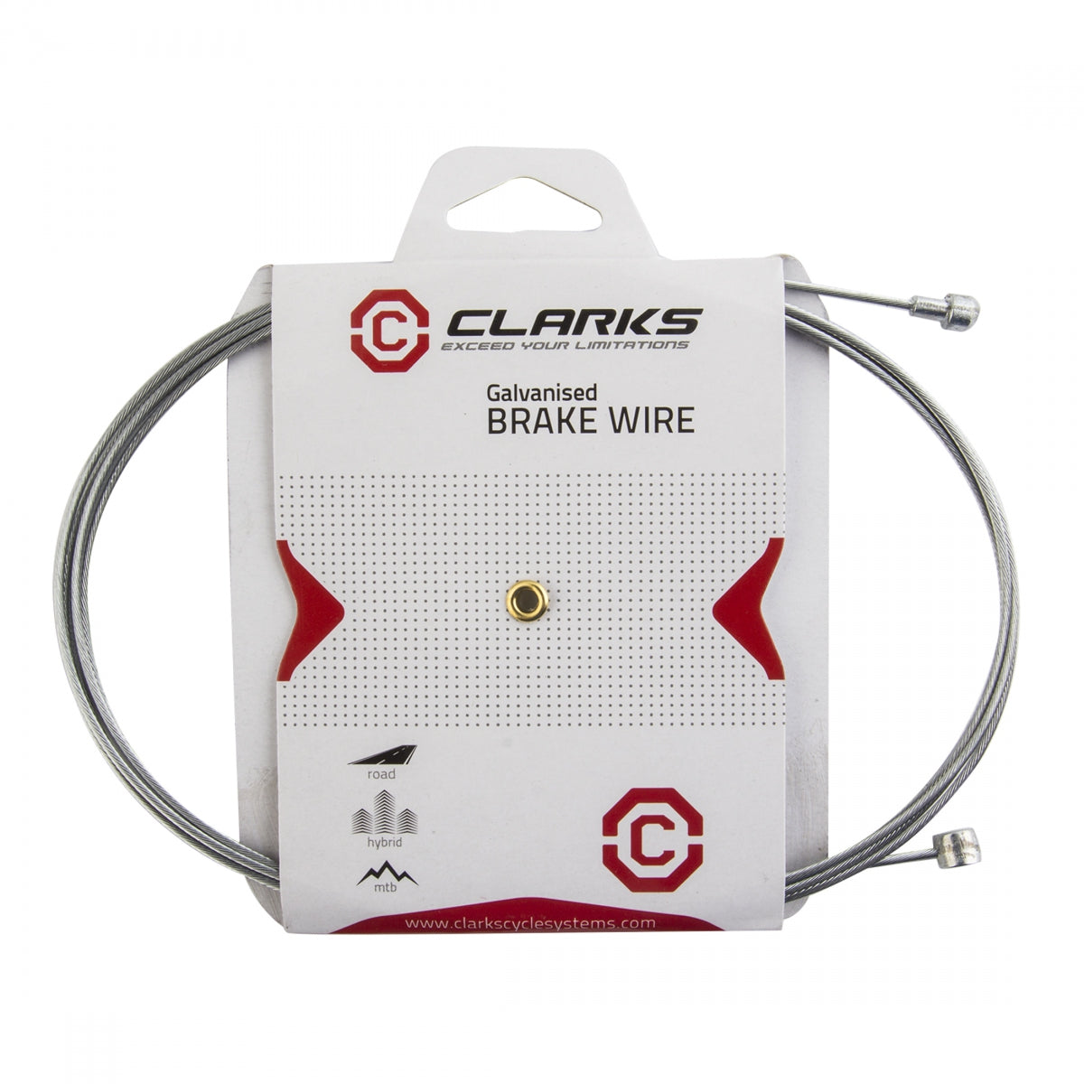 CLARKS CABLE BRAKE CLK WIRE GALV 1.5x2000 UNIV - CLARKS