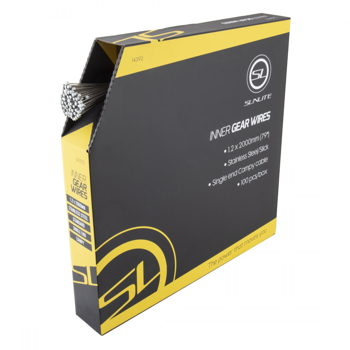SUNLITE CABLE GEAR SUNLT 1.1x2000 SS SLK CMPY BXof100 - SUNLITE