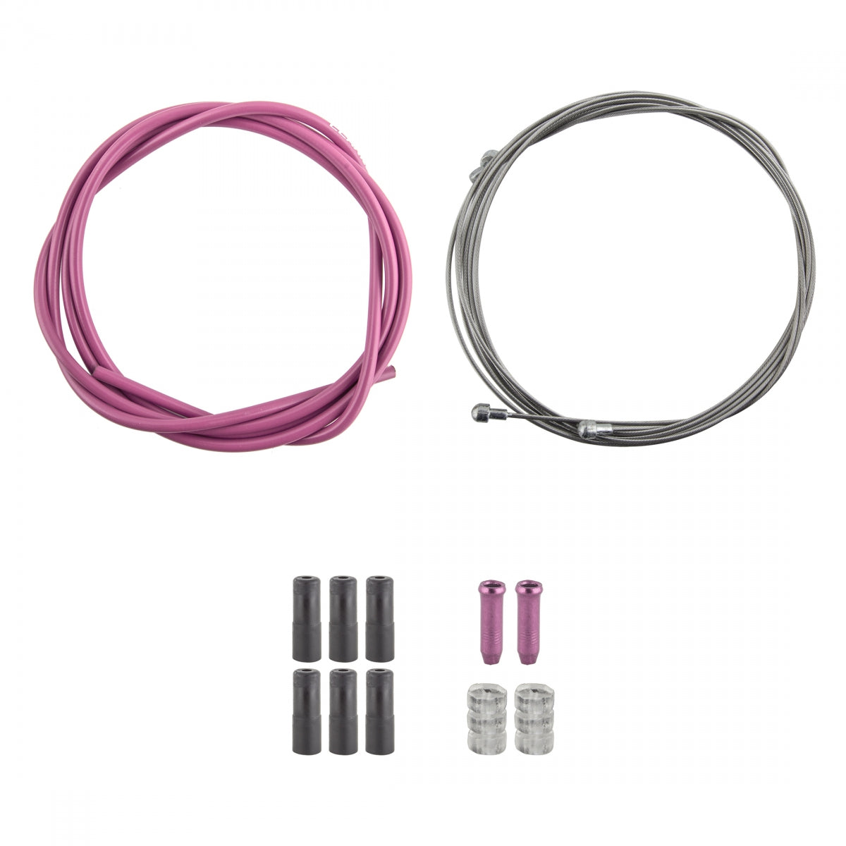 CLARKS CABLE BRAKE CLK KIT F+R SS SPT RD/MT PNK - CLARKS