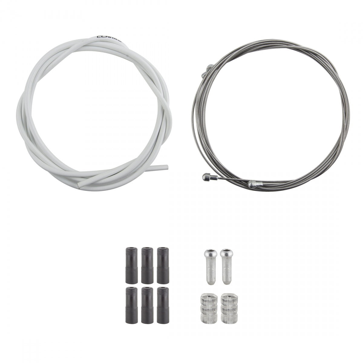 CLARKS CABLE BRAKE CLK KIT F+R SS SPT RD/MT WHT - CLARKS