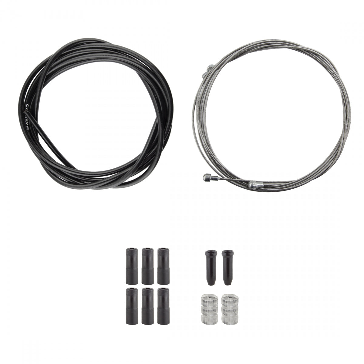 CLARKS CABLE BRAKE CLK KIT F+R SS SPT RD/MT Black - CLARKS