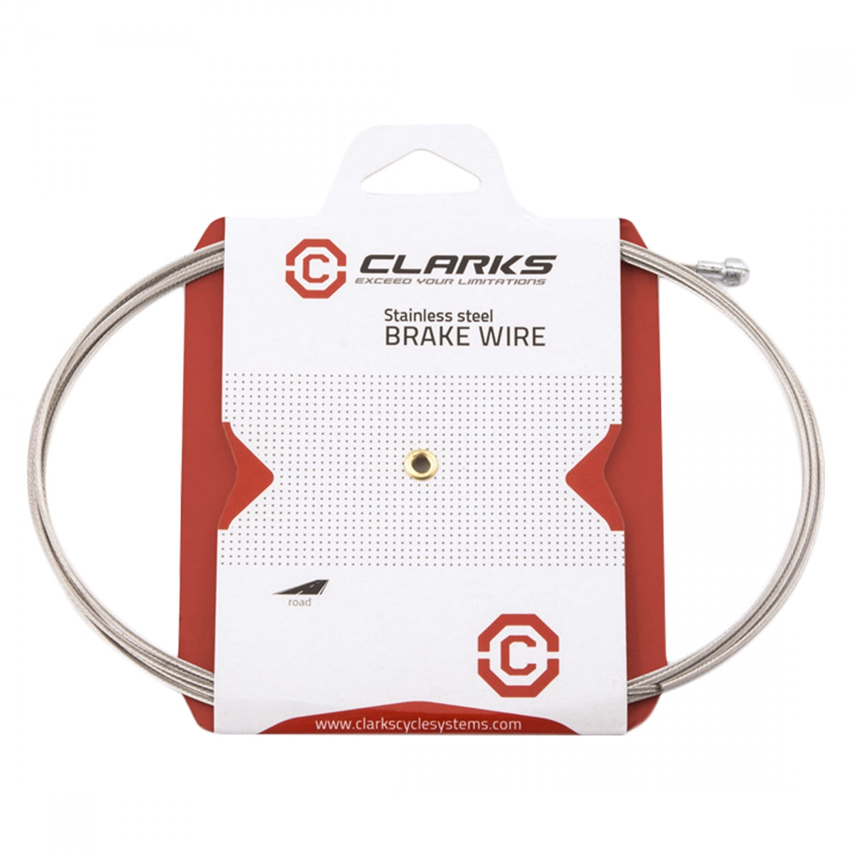 CLARKS CABLE BRAKE CLK WIRE SS SLK 1.6x2000 RD - CLARKS