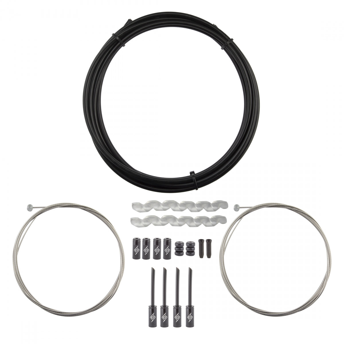 ORIGIN8 CABLE BRAKE OR8 KIT SLICK COMPRESSIONLESS F+R MT BK - ORIGIN8