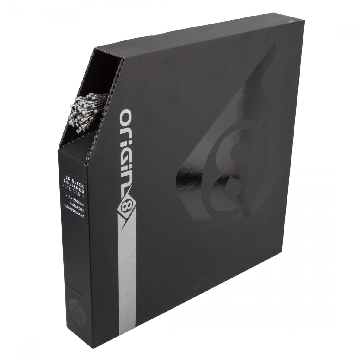 ORIGIN8 CABLE GEAR OR8 WIRE SS SLICK POLISHED 1.1x2800 RD/MT SL BOXof100 - ORIGIN8