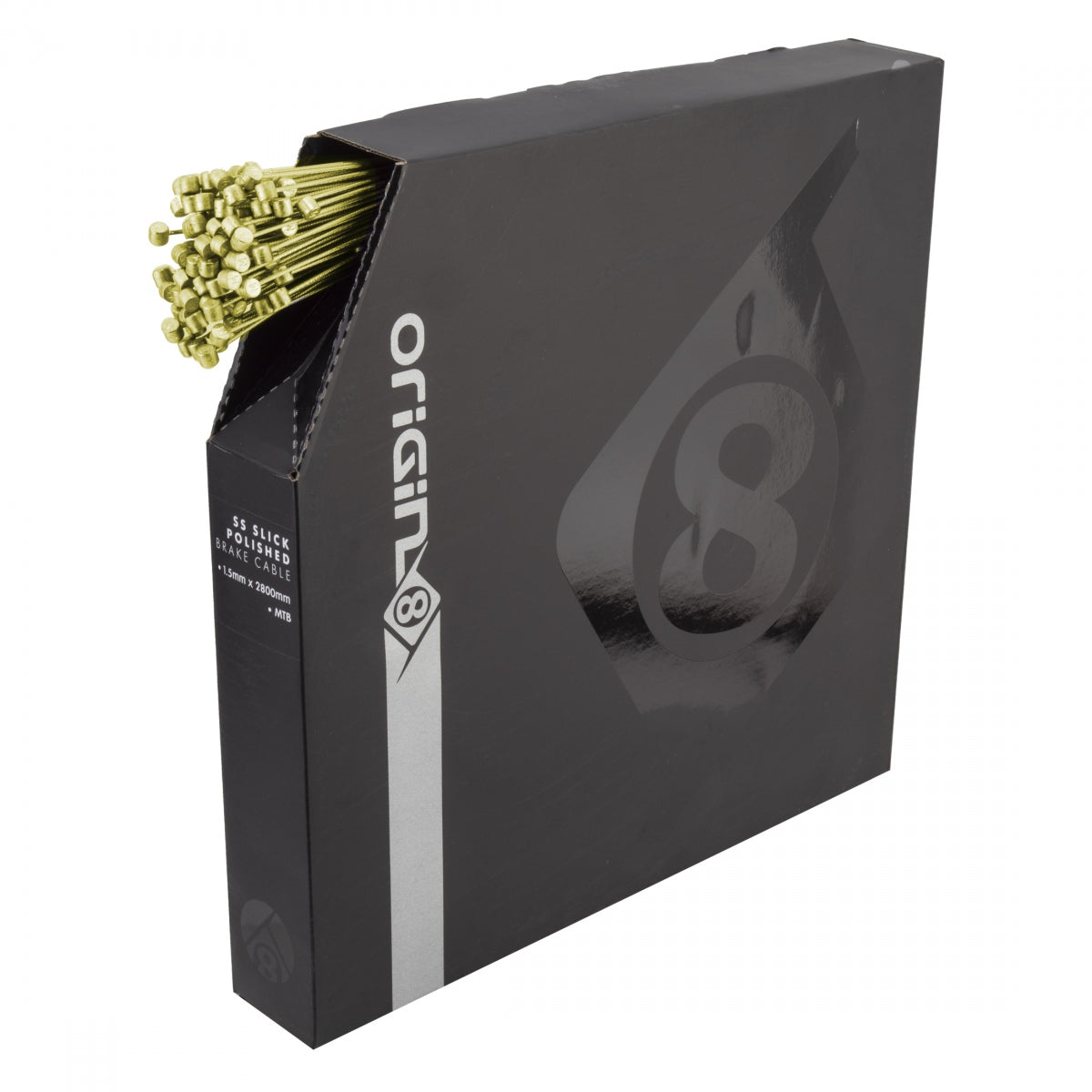 ORIGIN8 CABLE BRAKE OR8 WIRE SS SUPERSLICK NANO1.5x2800 MT GD BOXof50 - ORIGIN8