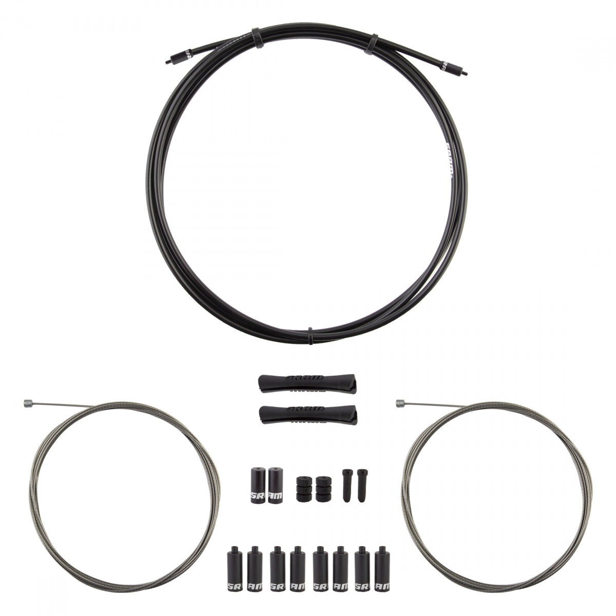 SRAM CABLE GEAR SRAM KIT SLICKWIRE F+R RD/MT V2 BK - SRAM