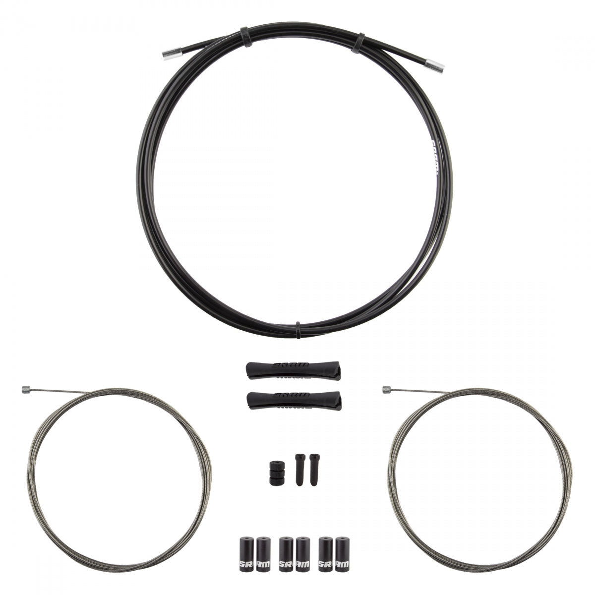 SRAM CABLE BRAKE SRAM KIT SS F+R MTN V2 BK - SRAM