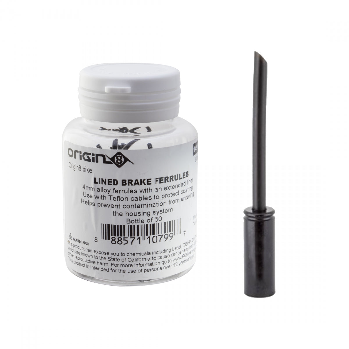 ORIGIN8 CABLE FERearULE OR8 4mm ALY LINED GEAR BK BTLof50 - ORIGIN8