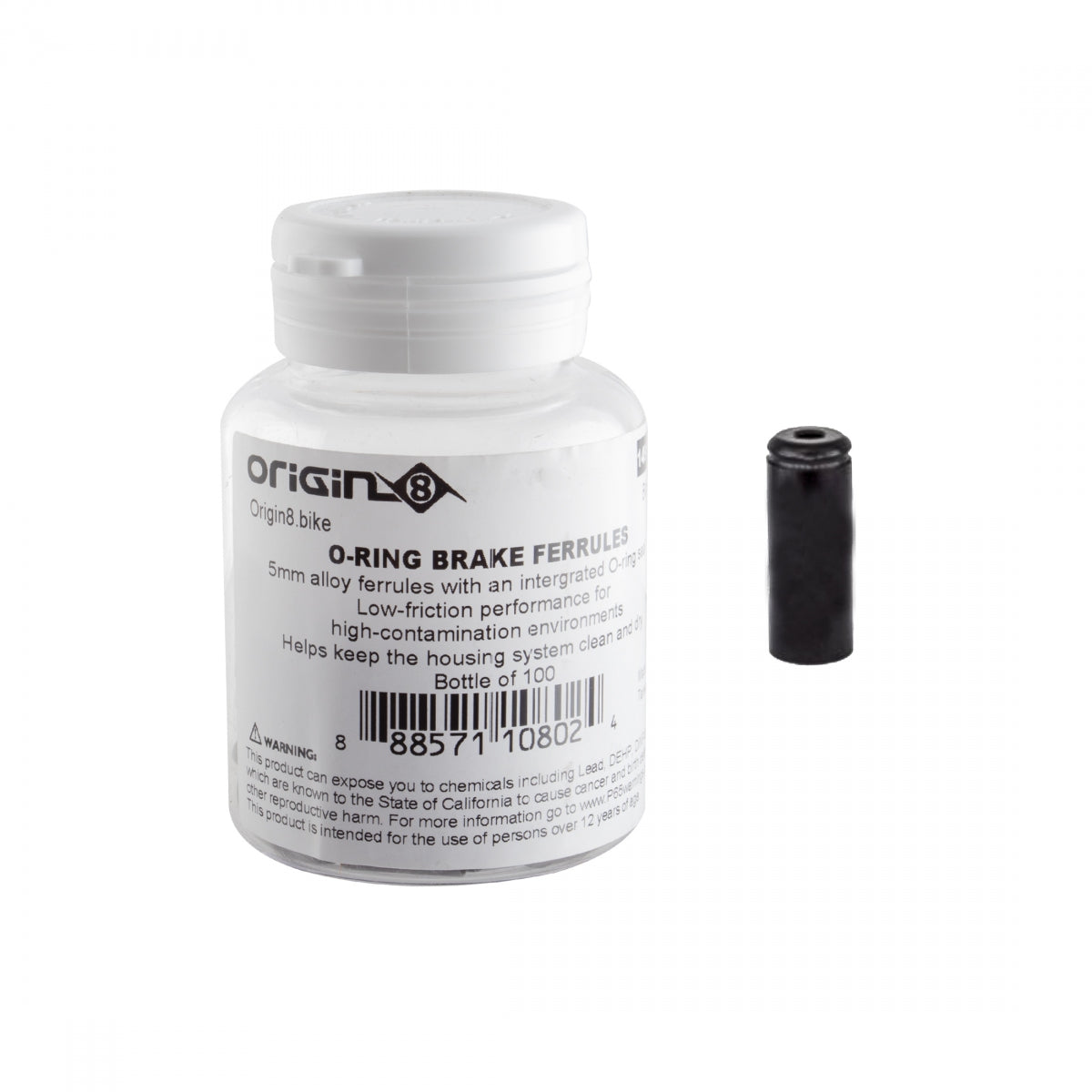ORIGIN8 CABLE FERearULE OR8 5mm ALY O-RING BRAKE BK BTLof100 - ORIGIN8