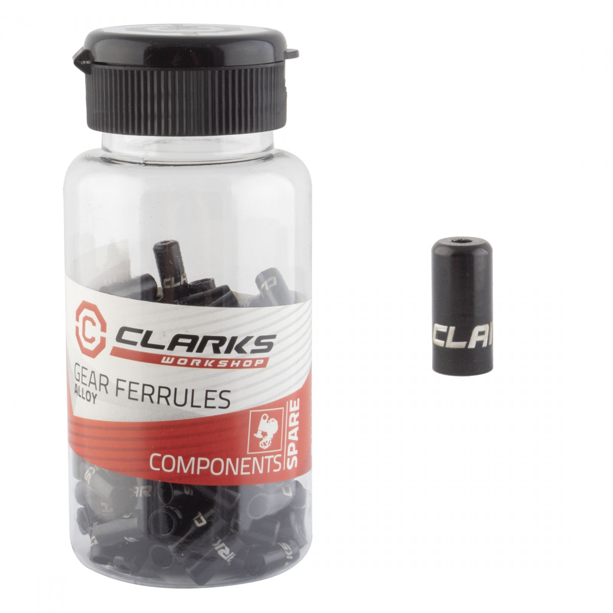 CLARKS CABLE FERearULE CLK 4mm GEAR ALY BTLof150 BK (O) - CLARKS