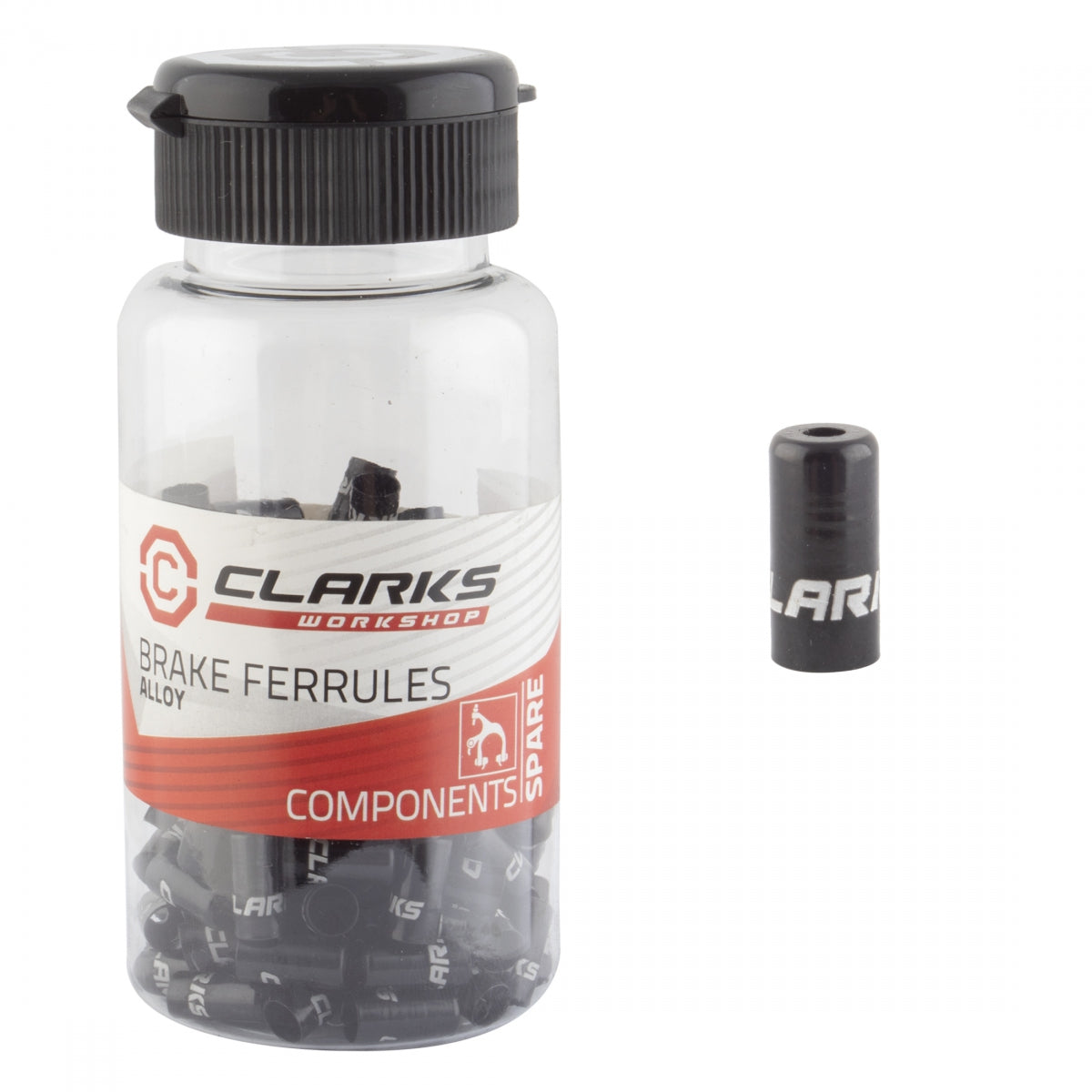 CLARKS CABLE FERearULE CLK 5mm BRAKE ALY BTLof200 BK - CLARKS