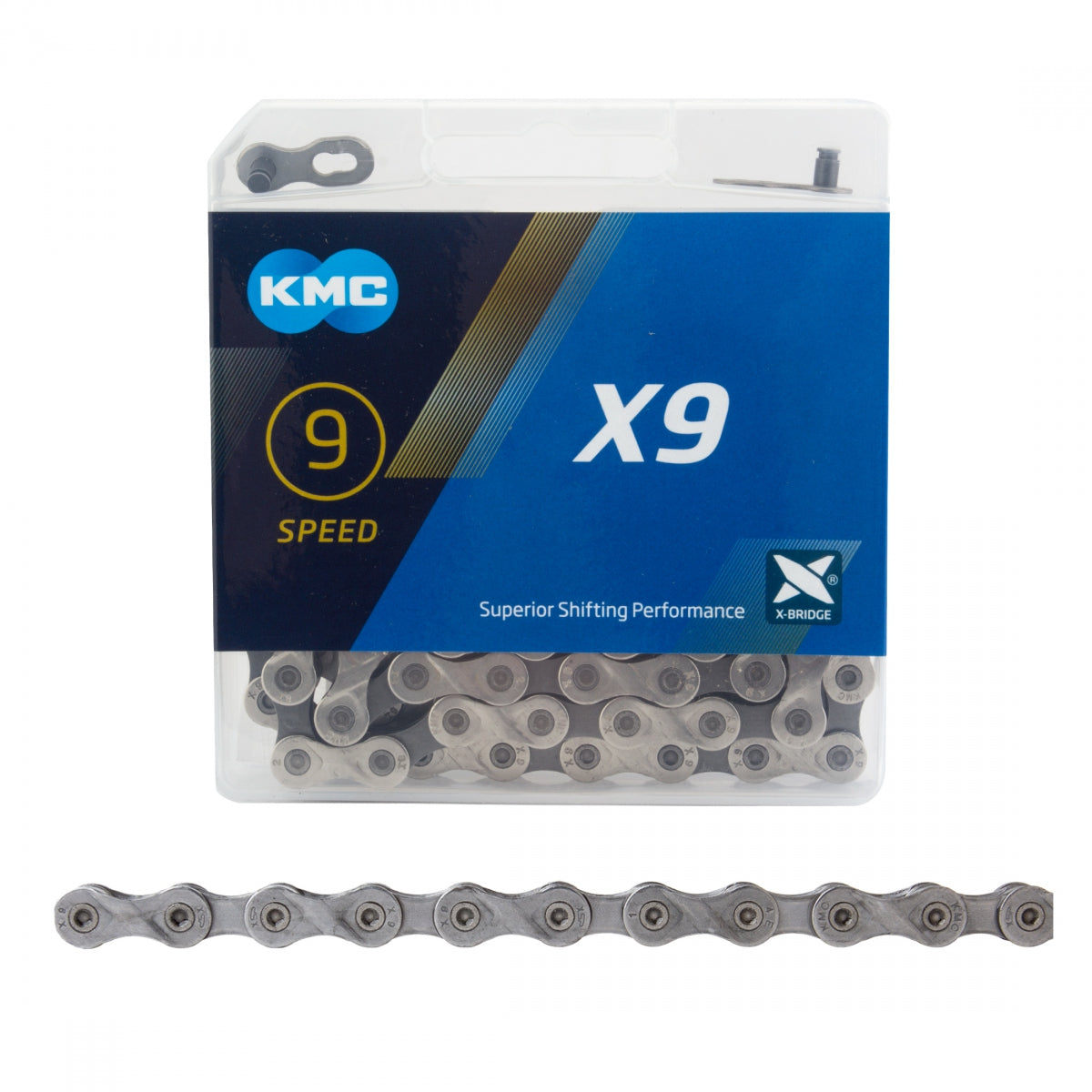 KMC CHAIN KMC X9 9s NP/DK-SL 116L - KMC