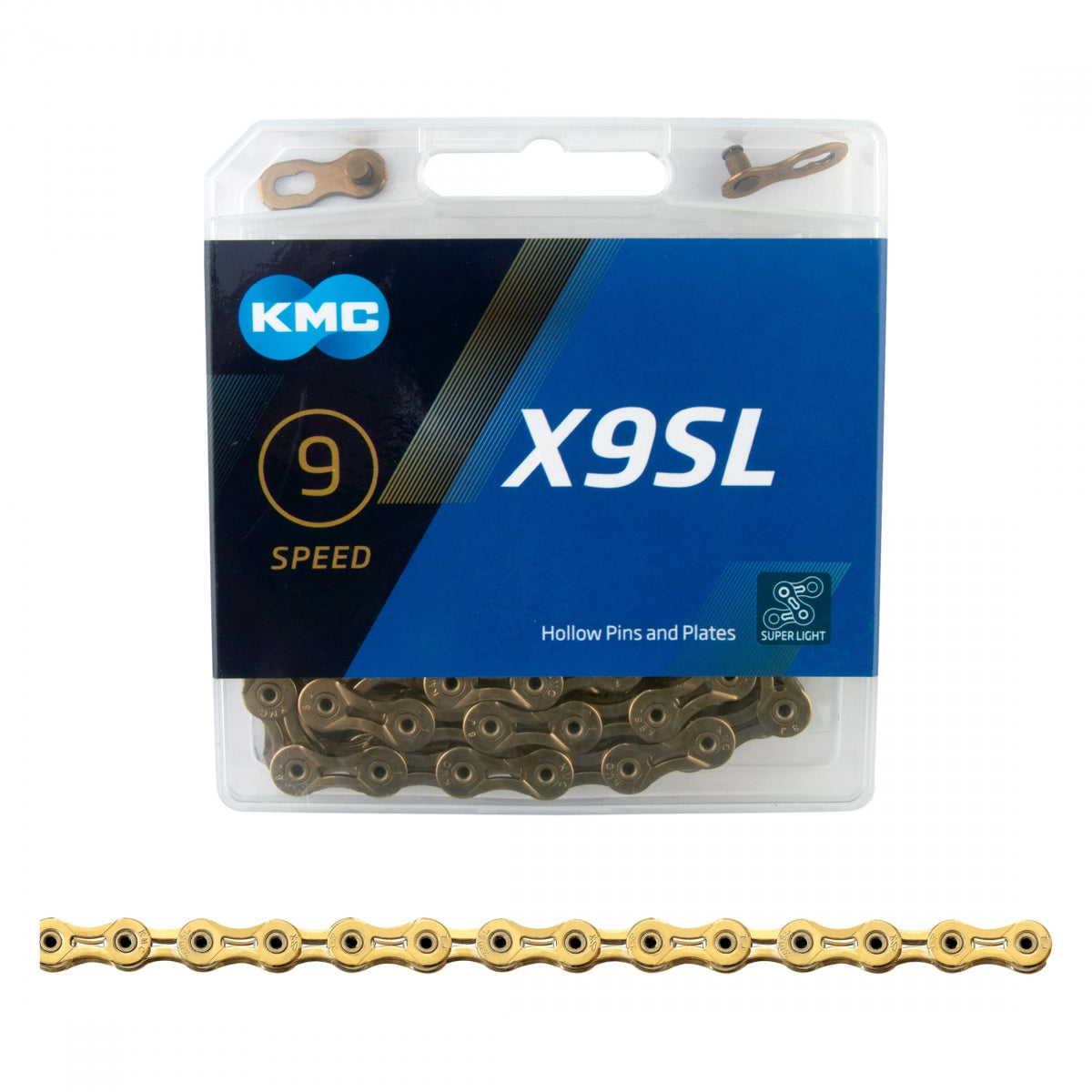 KMC CHAIN KMC X9SL 9s Ti-N GD 116L - KMC