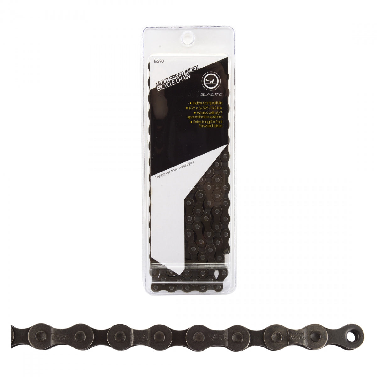 SUNLITE CHAIN SUNLT SCN-MSi 6/7s BK 132L INDEX X-LONG - SUNLITE