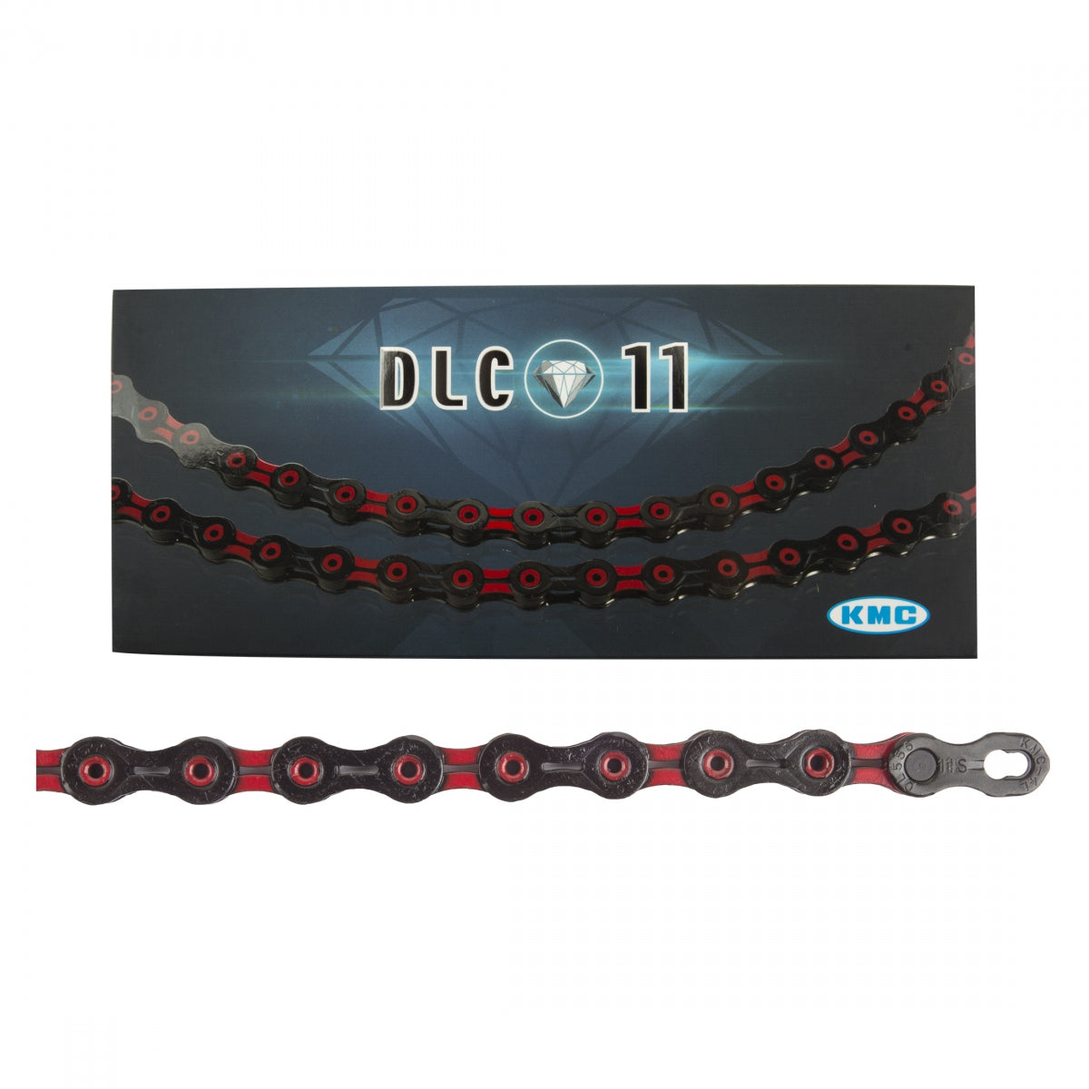 KMC CHAIN KMC DLC 11s BK/RD 118L - KMC