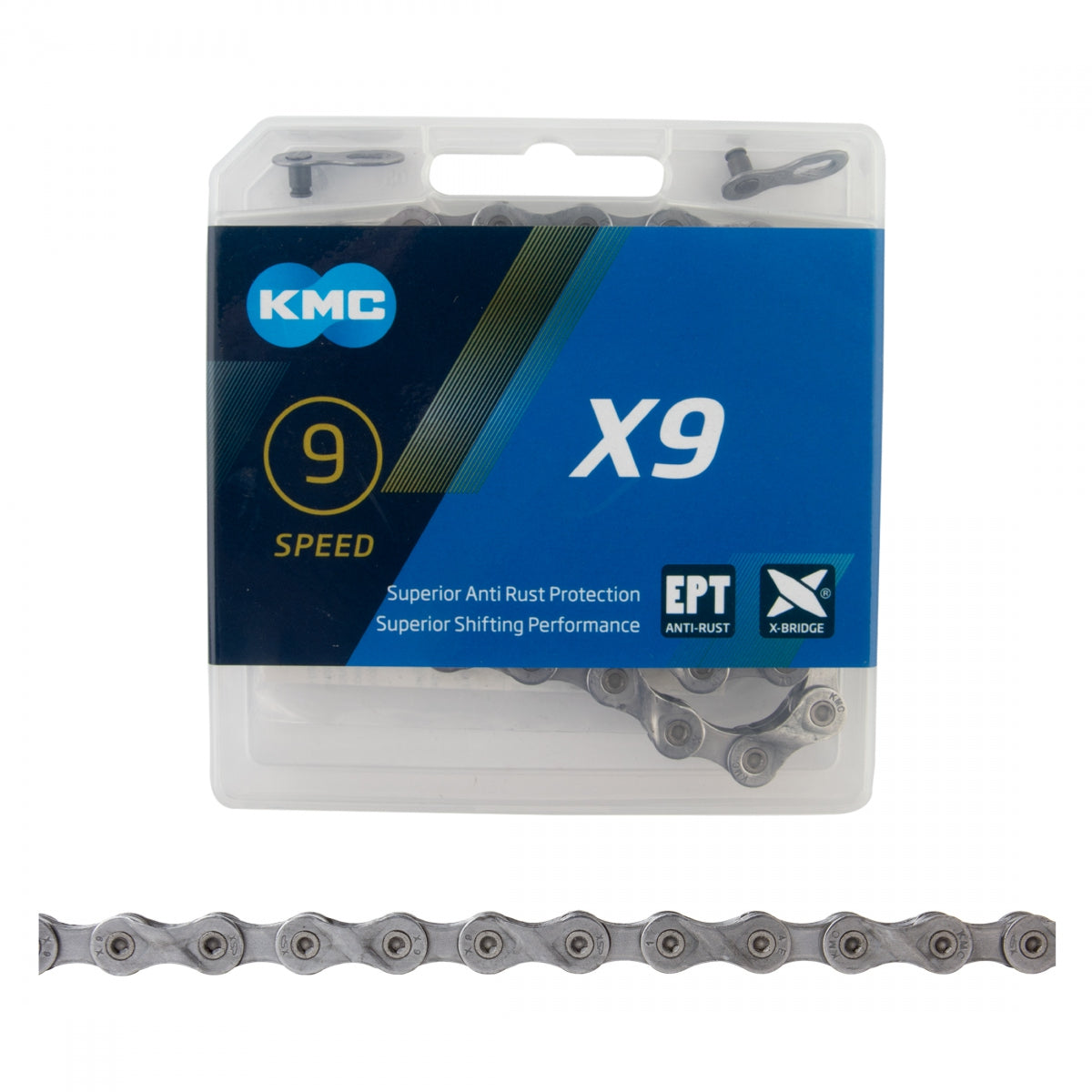 KMC CHAIN KMC X9 EPT 9s SL 116L - KMC