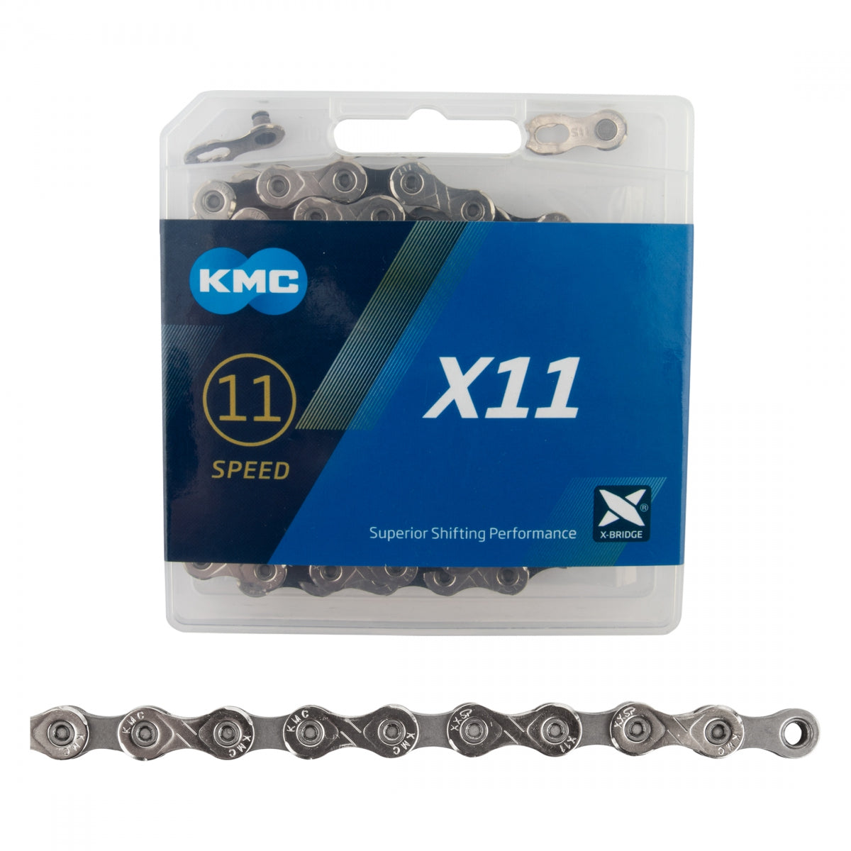 KMC CHAIN KMC X11 11s BK/SL 118L - KMC