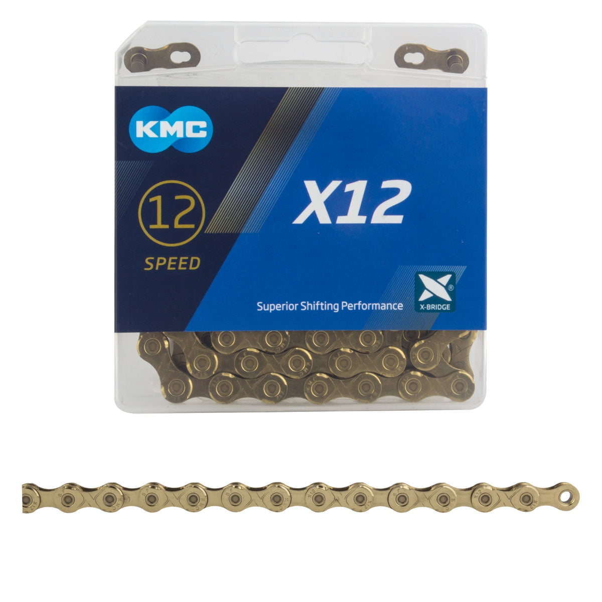 KMC CHAIN KMC X12 12s Ti-N GD 126L - KMC