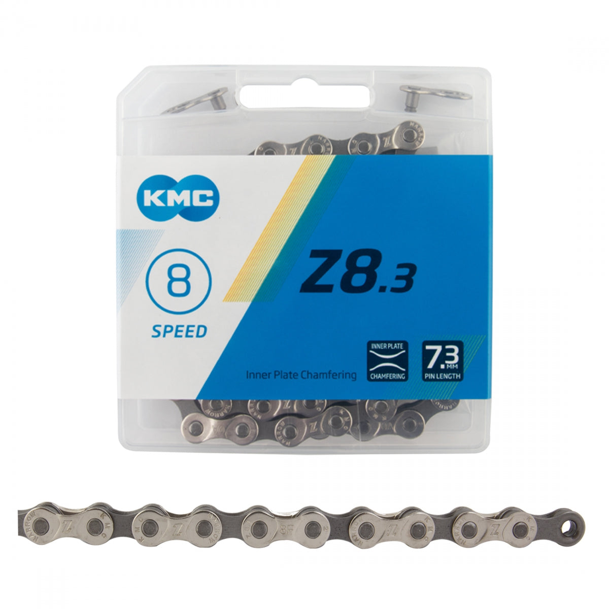 KMC CHAIN KMC Z8.3 INDEX 8s SL/GY 116L - KMC