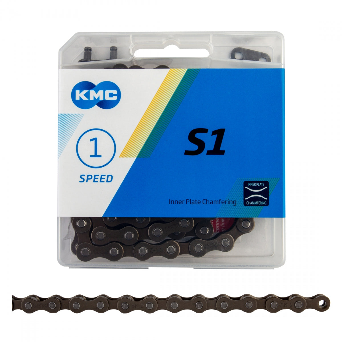 KMC CHAIN KMC 1/2x1/8 S1 1s BRN 112L - KMC