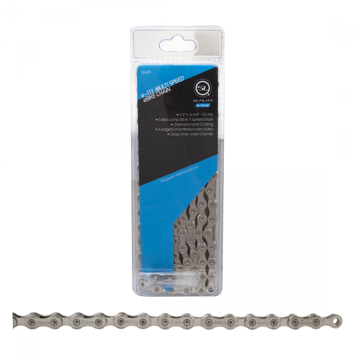 SUNLITE CHAIN SUNLT e111 11s CP 136L f/EBIKE - SUNLITE