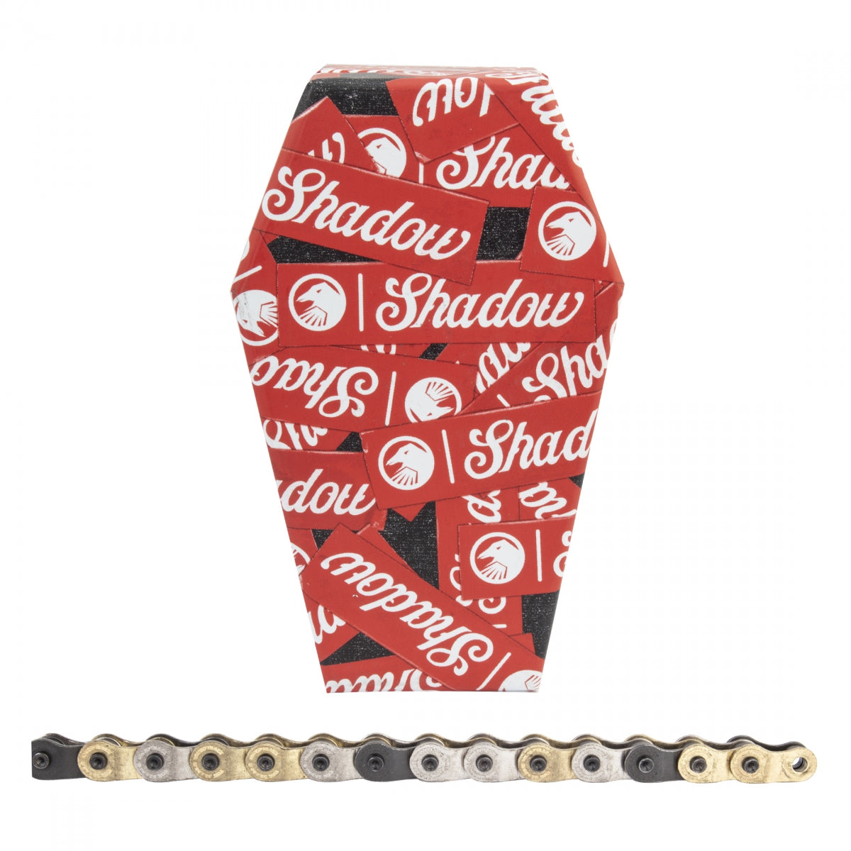 THE SHADOW CONSPIRACY CHAIN TSC 1/2x1/8 INTERLOCK V2 1s GD/BK/SL 98L - THE SHADOW CONSPIRACY