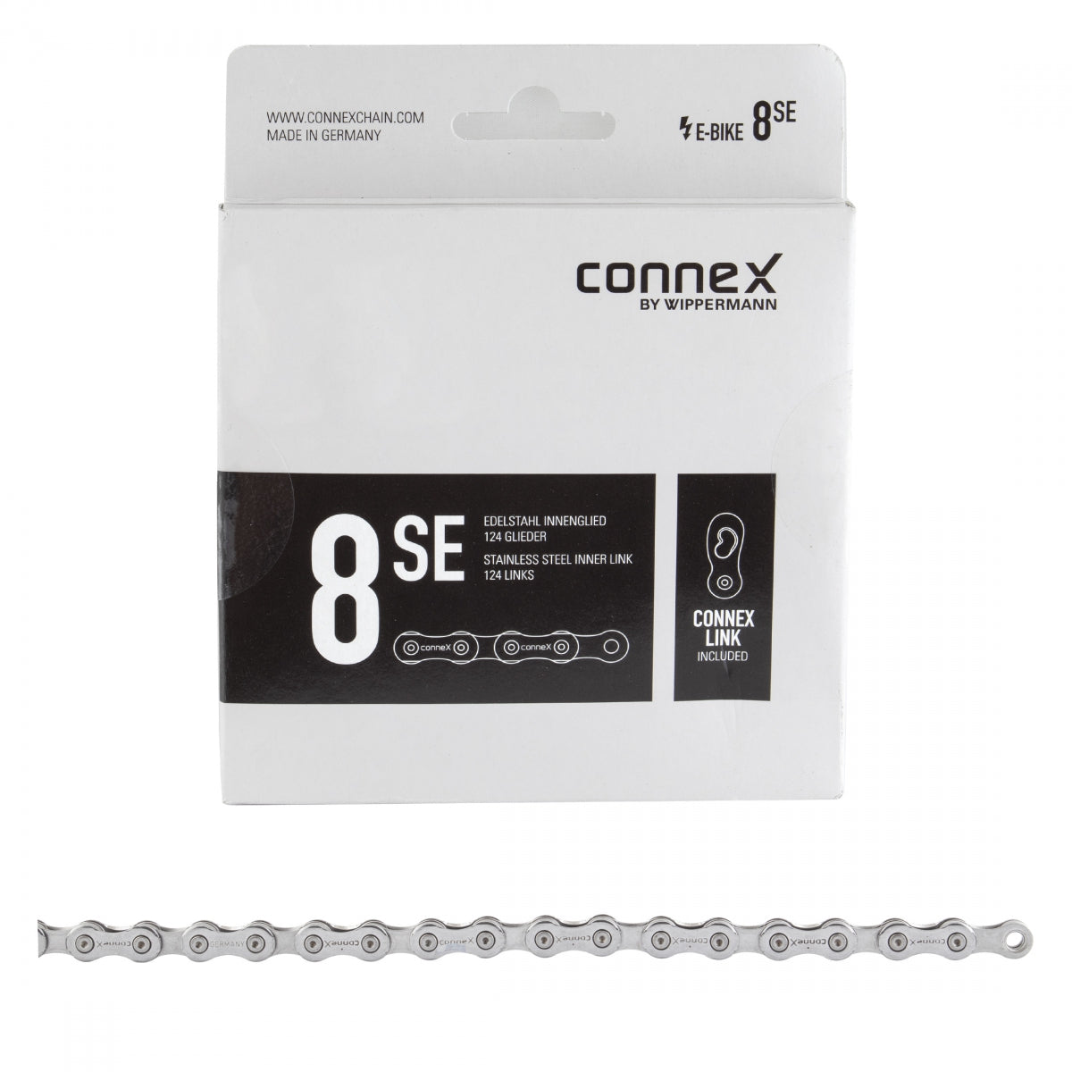 CONNEX CHAIN CONNEX 8SE 8s SL 124L f/EBIKE - CONNEX
