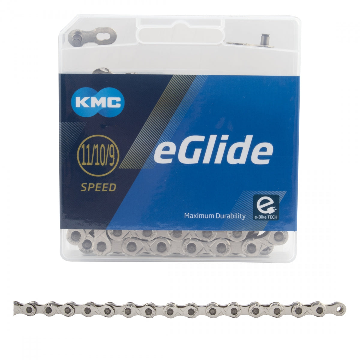 KMC CHAIN KMC eGLIDE 9/10/11s SL/SL 132L f/EBIKE SHI-CUES - KMC