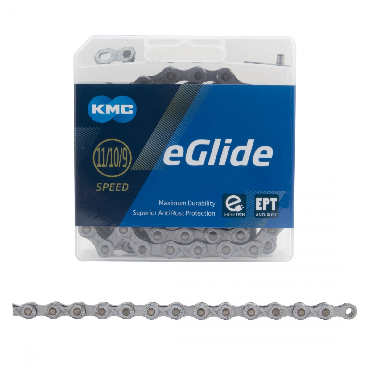 KMC CHAIN KMC eGLIDE 9/10/11s EPT 132L f/EBIKE SHI-CUES - KMC
