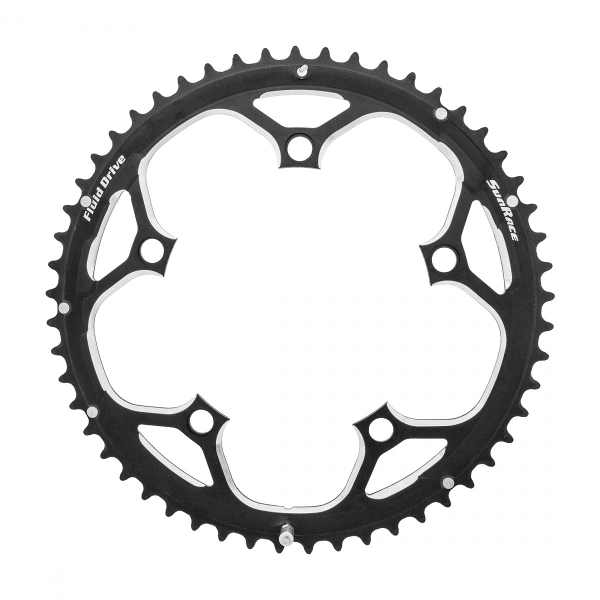 SUNRACE CHAINRING SUNRACE 53T 130mm RS0 BK - SUNRACE