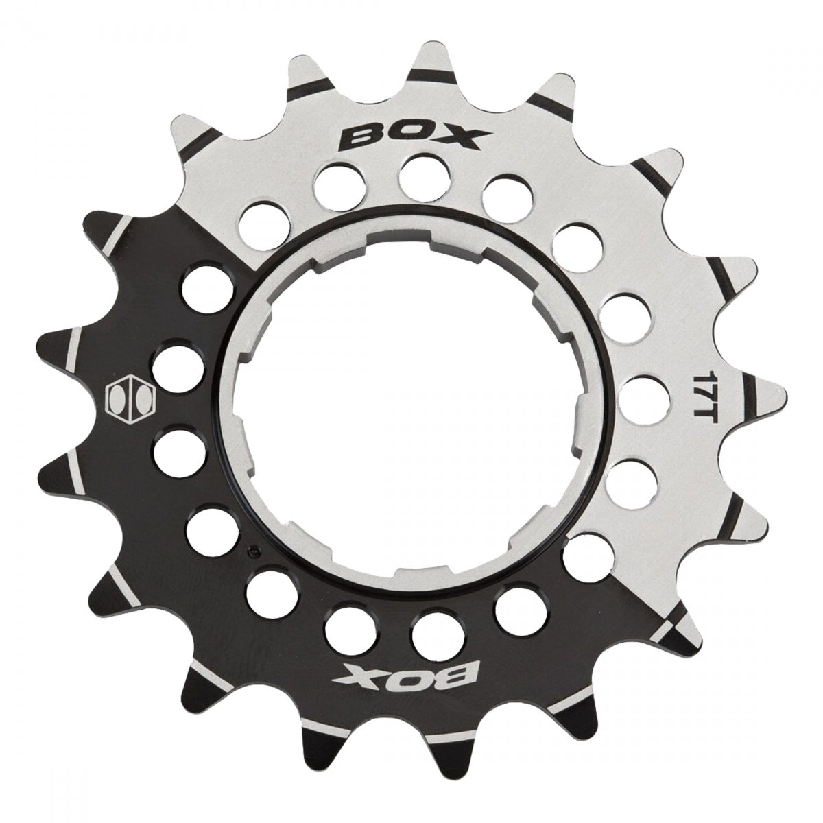 BOX COMPONENTS COG BOX ONE ALY 17T 3/32  f/SGLE SPD CASS BK - BOX COMPONENTS