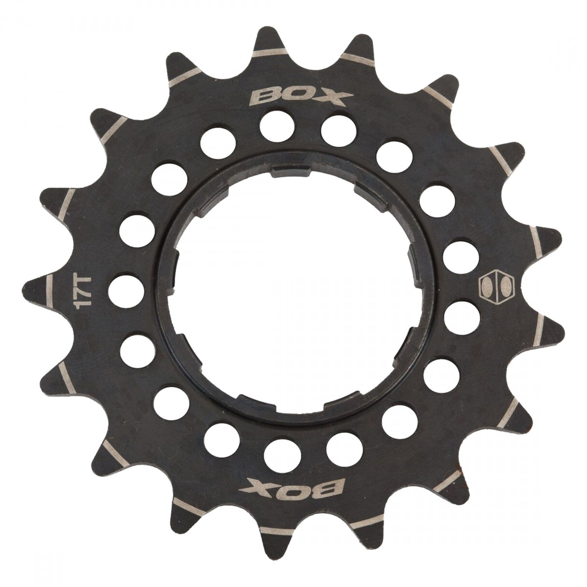 BOX COMPONENTS COG BOX ONE CRMO 17T 3/32  f/SGLE SPD CASS BK - BOX COMPONENTS