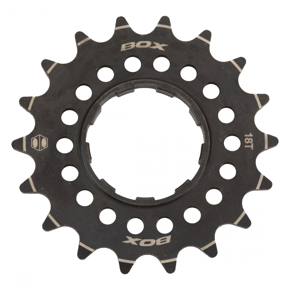 BOX COMPONENTS COG BOX ONE CRMO 18T 3/32  f/SGLE SPD CASS BK - BOX COMPONENTS