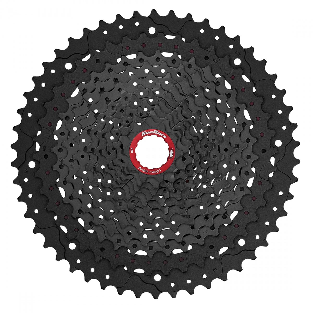 SUNRACE FH CASS SUNRACE CSMZ91X 10-50 BK/CP 12s - SUNRACE