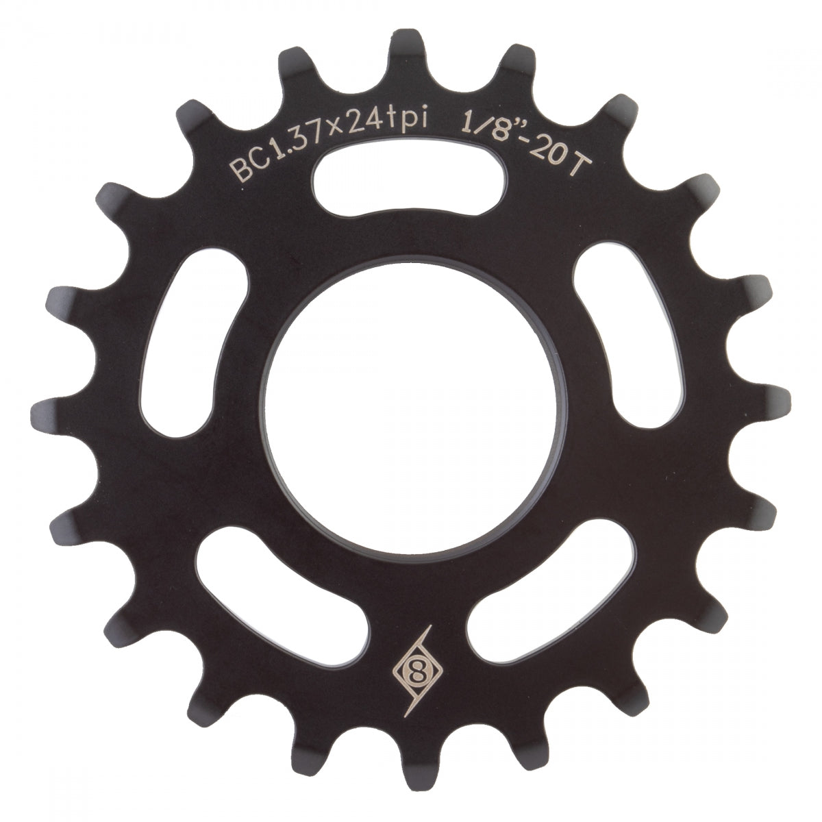 ORIGIN8 COG TRACK OR8 20Tx1/8 BK - ORIGIN8