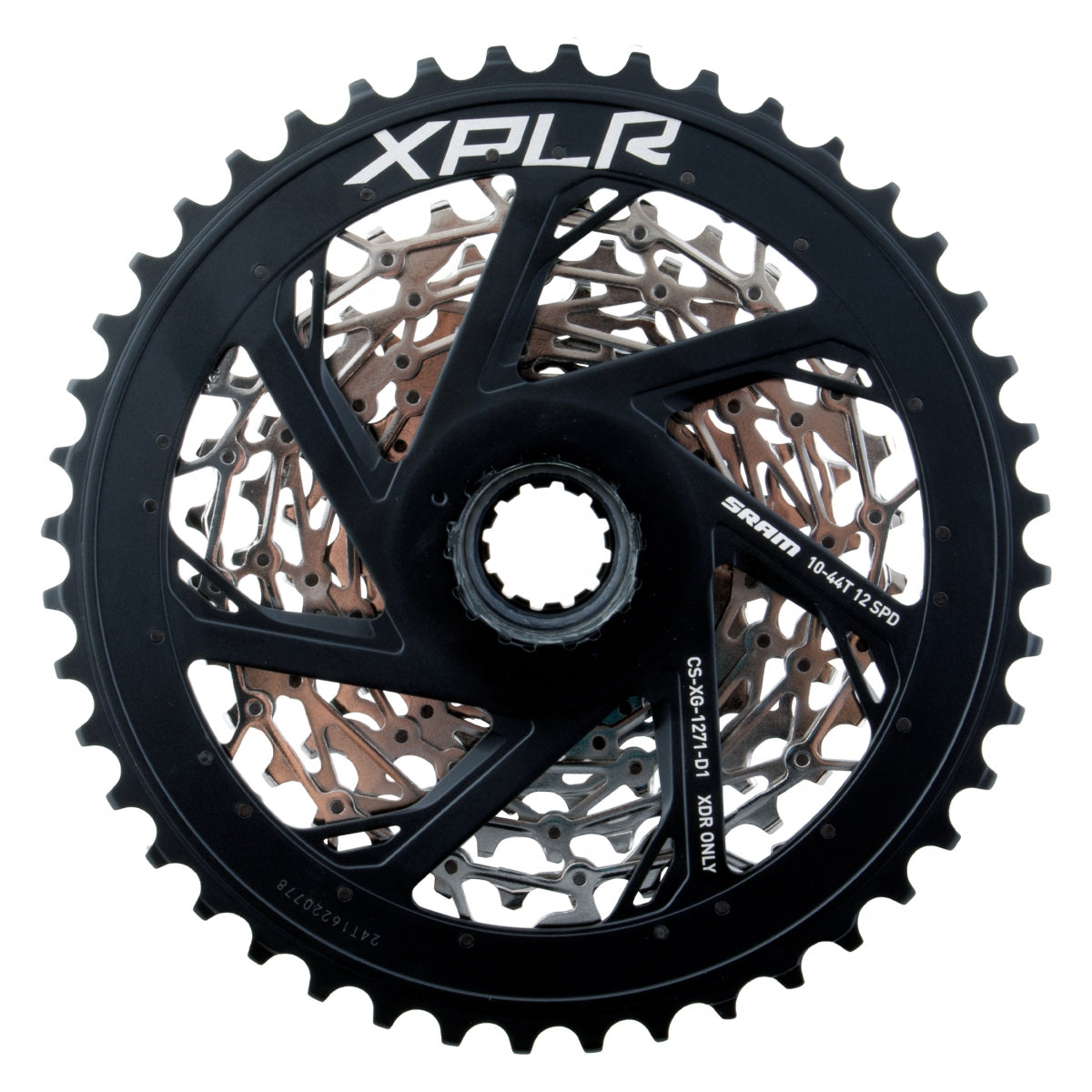 SRAM FH CASS SRAM XG1271 D1 10-44 12s XDR SL-FORCE XPLR AXS - SRAM