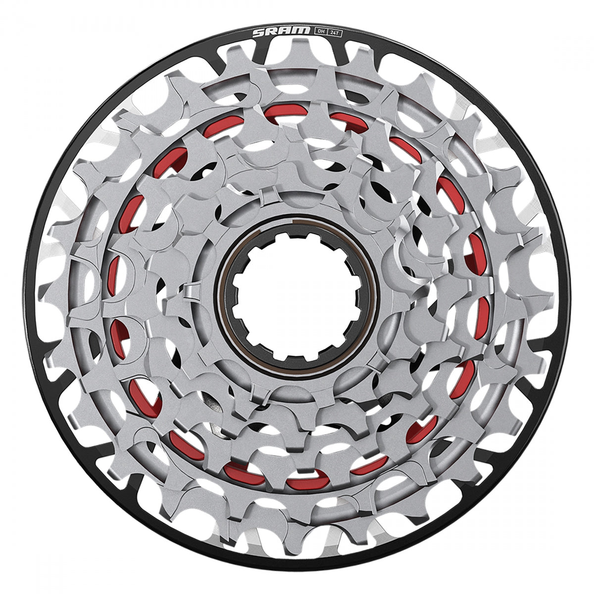 SRAM FH CASS SRAM XS797 10-24 7s DH T-TYPE SLXD - SRAM