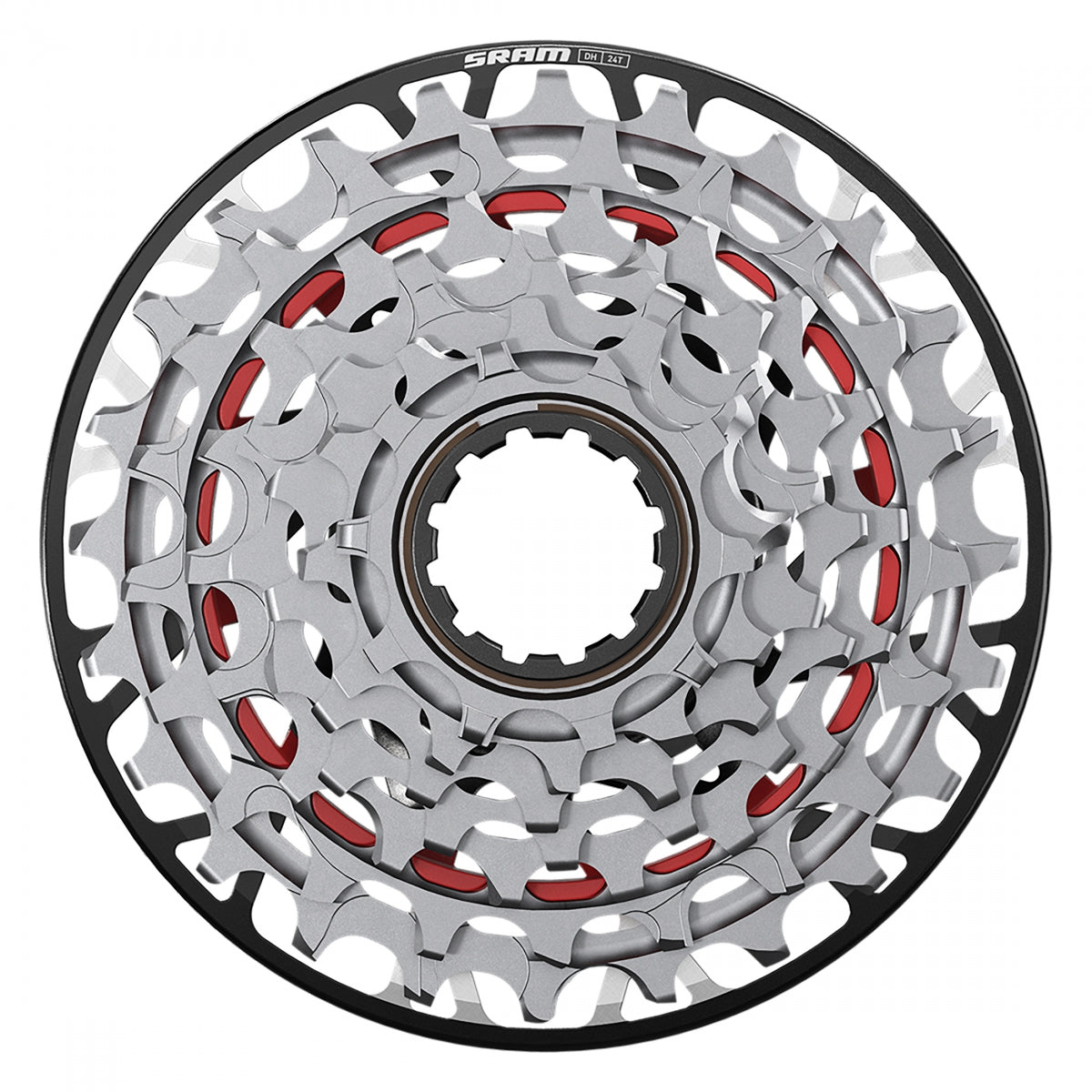 SRAM FH CASS SRAM XS797 10-24 7s DH T-TYPE SLSLIM-XD - SRAM