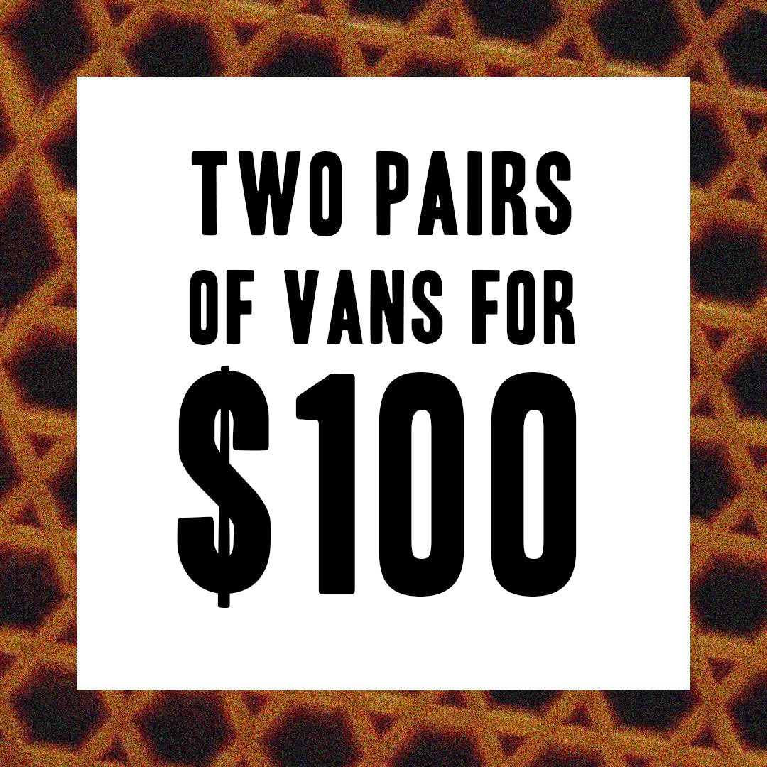Vans / 2 for $100 available at 5150bmx.com