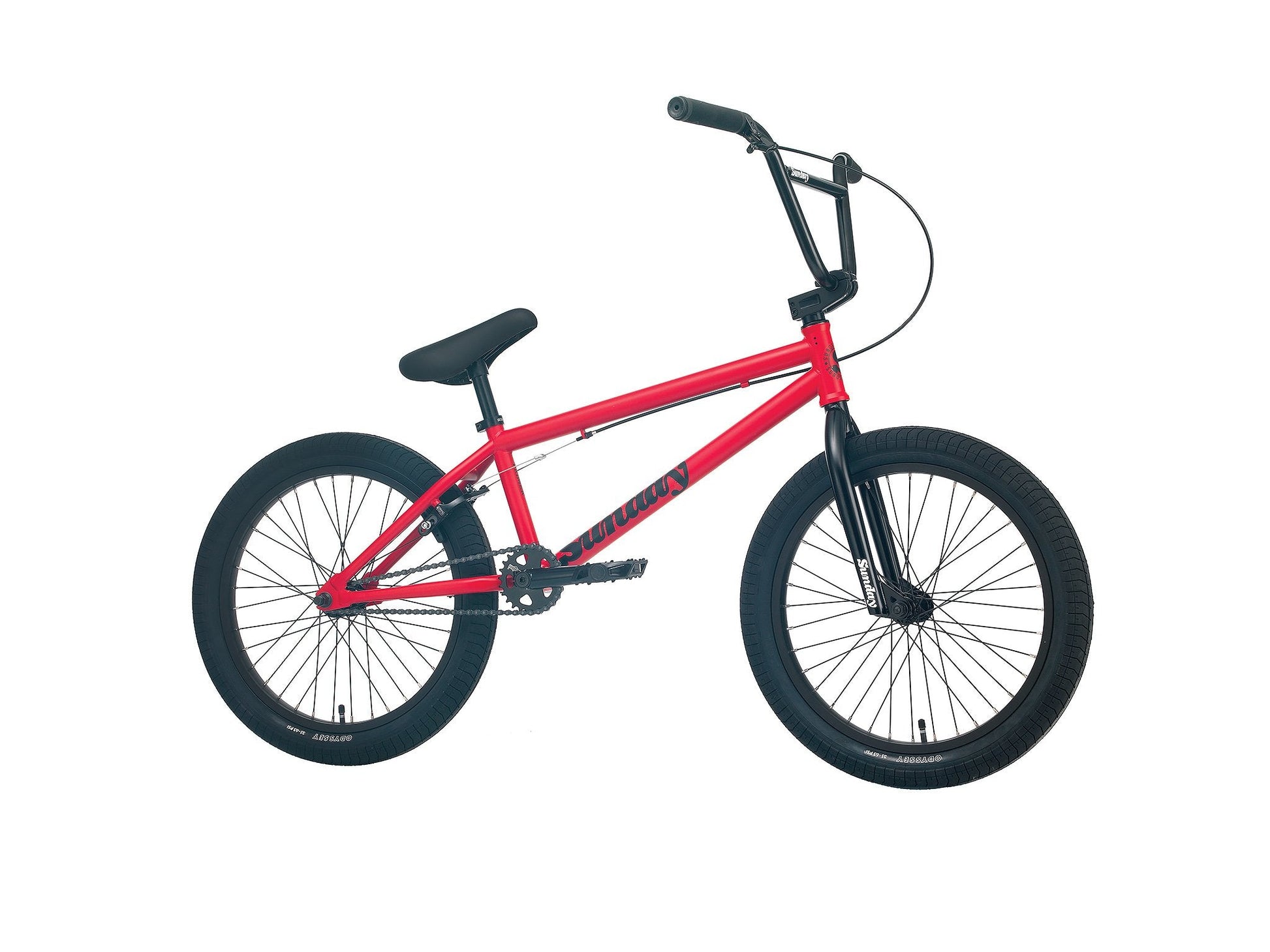 Sunday Primer (Matte Fire Engine Red with 20.75" tt) available at 5150bmx.com
