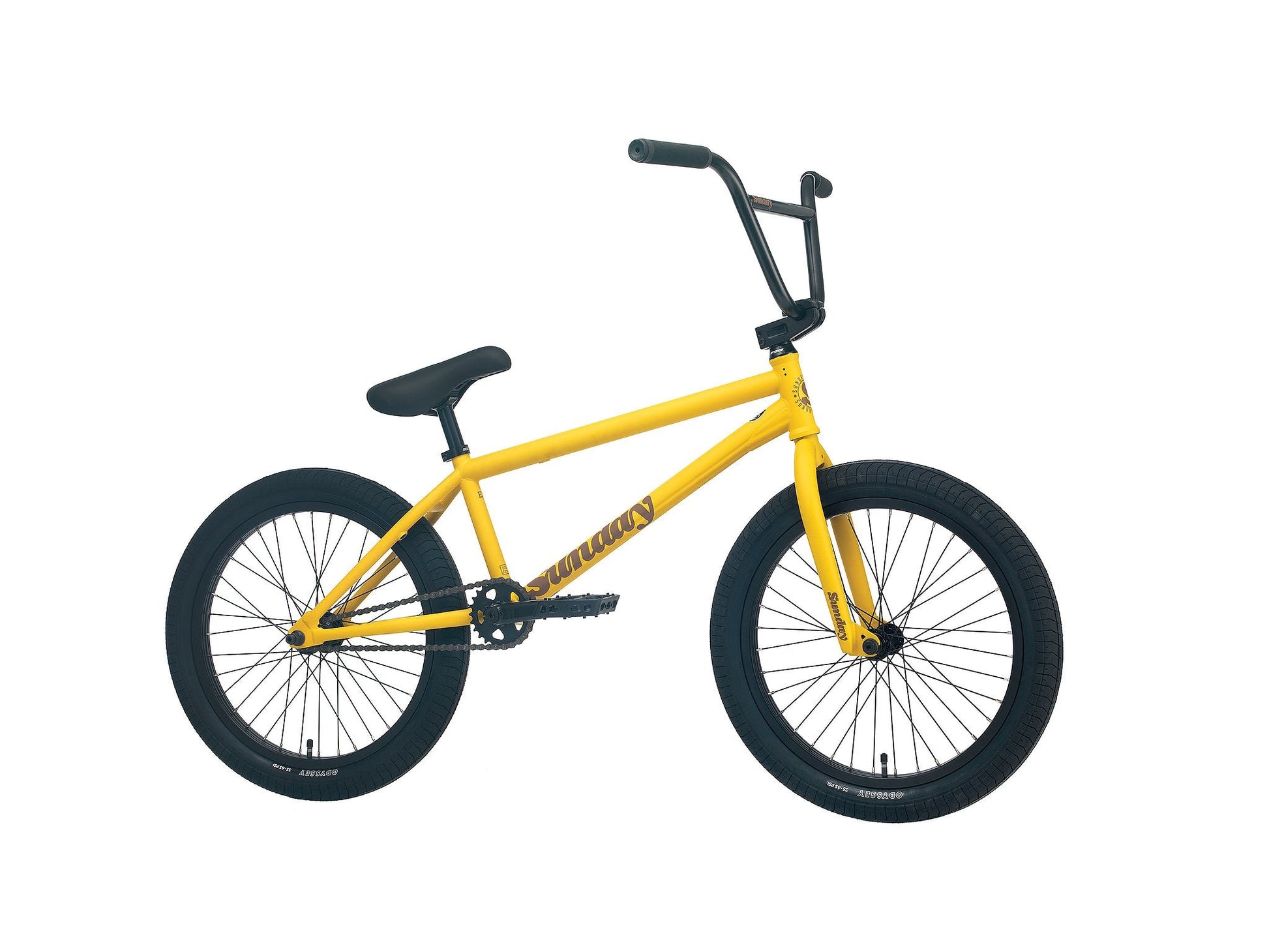 Sunday EX - Julian Arteaga Signature (Matte Mustard with 21" tt) - Available at 5150bmx.com