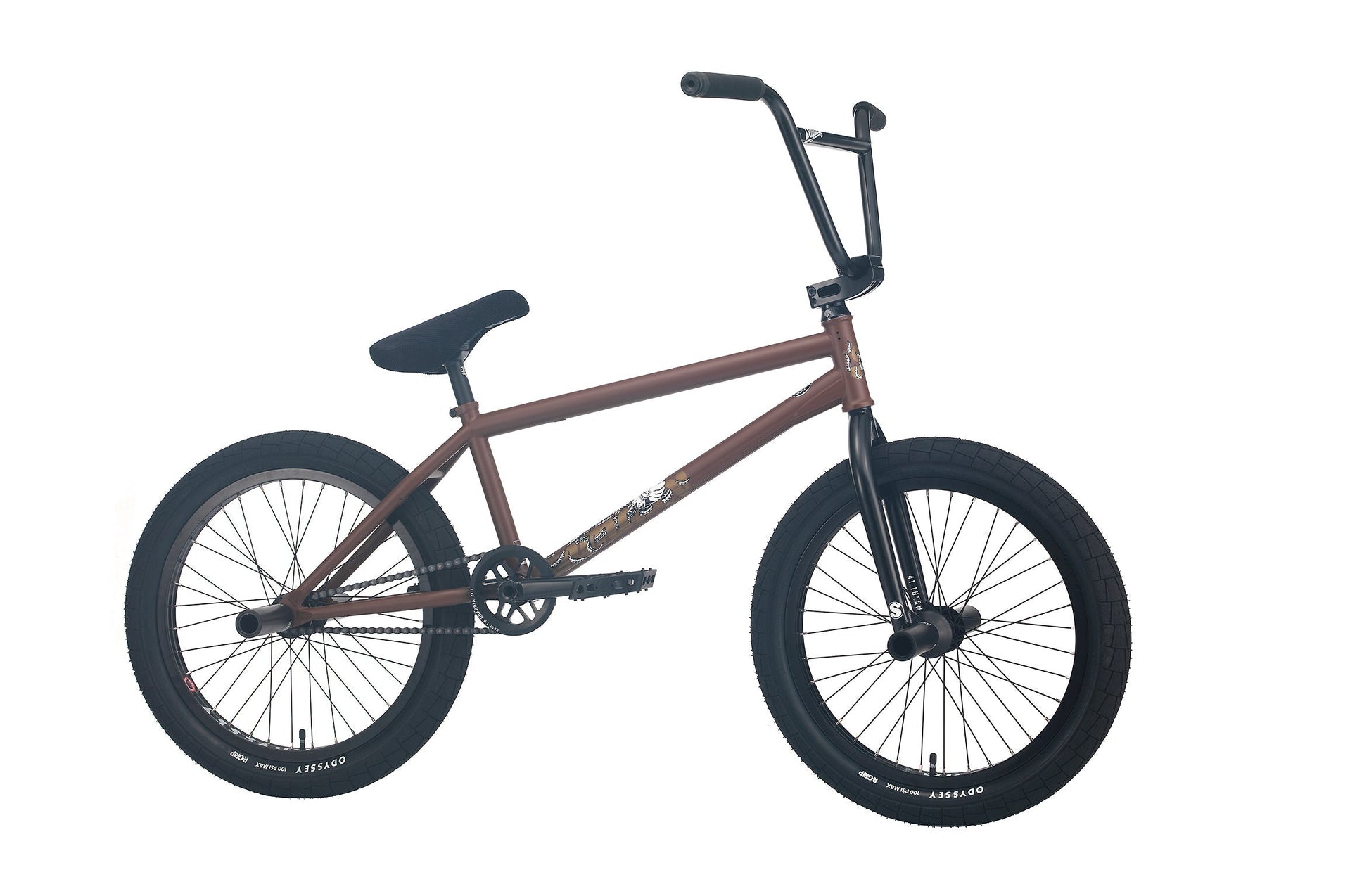 Sunday Darkwave - Broc Raiford Authentic (Matte Dark Brown with 21" tt in RHD or 21.25" tt in LHD) available at 5150bmx.com