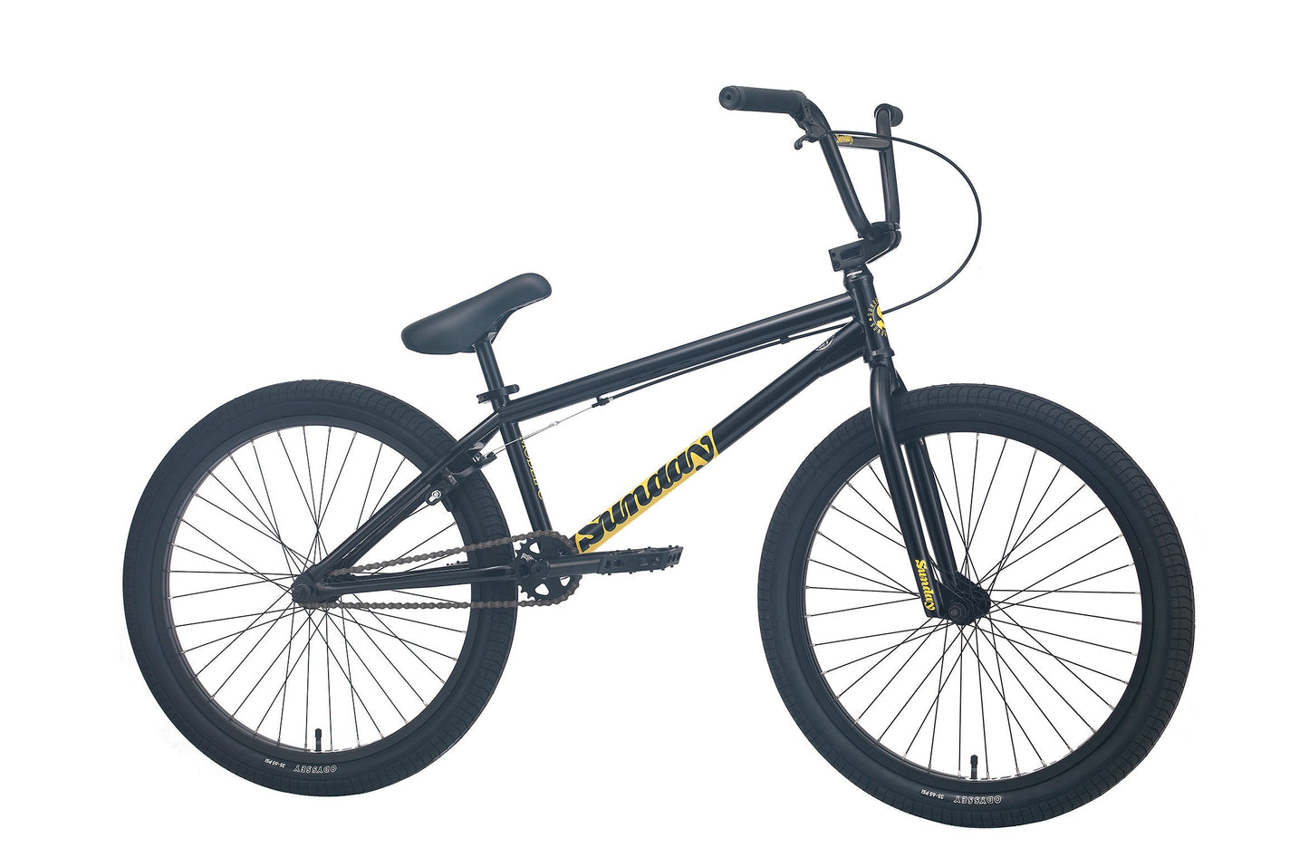 Sunday Model C 24" (Gloss Black with 22" tt) - Available at 5150bmx.com