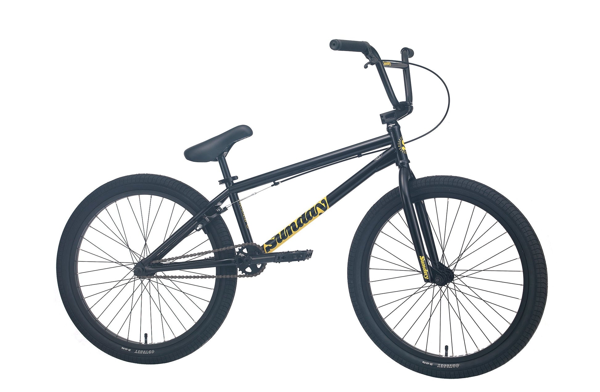 Sunday Model C 24" (Gloss Black with 22" tt) - Available at 5150bmx.com